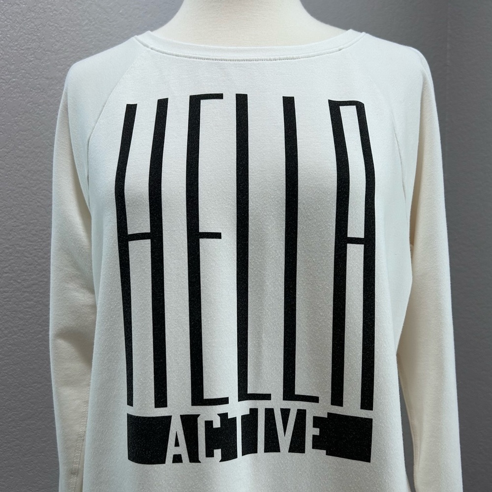 Lucy “Hella Active” Long Sleeve Message Sweatshirt - Picture 2 of 7